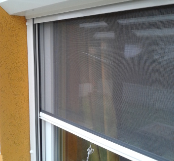 Szúnyoghálós redőny minta